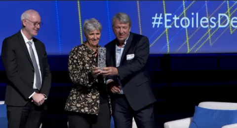 EU research project SeaDataCloud was awarded a les Etoiles de l’Europe. ©Horizon Europe Summit