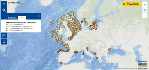 Map of the Week – Seabed Litter Density