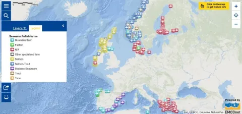 Map of the Week – Seawater finfish farms