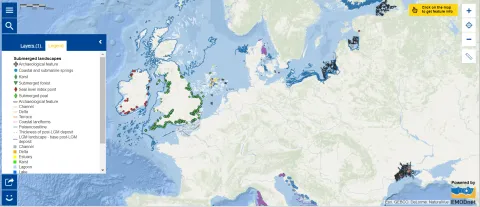Map of the week - Submerged landscapes