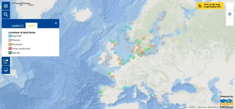 Map of the Week – Locations of wind farms