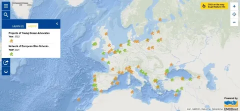 Map of the Week – Schools, Youth and the Ocean