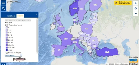 Map of the Week – Aquaculture production by species