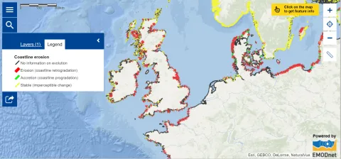 Map of the week - Coastline Erosion