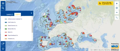 Map of the week – Beach litter