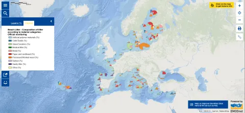 Map of the Week – Addressing Beach Litter - #EUBeachCleanup campaign 