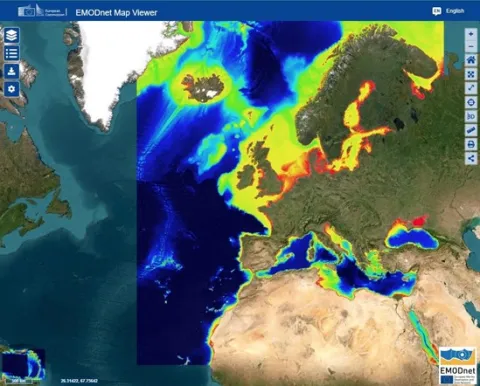 Figure 1: Picture of 2024 DTM as displayed in the MapViewer.