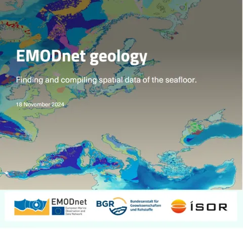 EMODnet Geology WP 4 Story Map to describe the way from mapping the seafloor to the final map 
