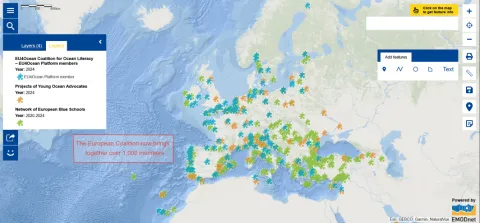 Map of the Week – Ocean Literacy and the European Ocean Days 2025