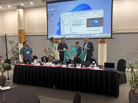 1.	Participants of the 6th Nippon Foundation GEBCO Seabed 2030 Pacific Ocean Mapping Meeting.(©GEBCO Nippon Foundation Seabed 2030 project)