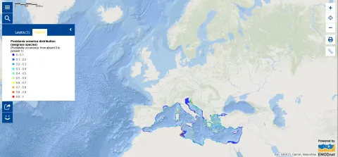 Map of the Week – Seagrass meadows – Posidonia oceanica