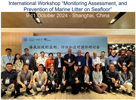 Figure 1.Shanghai (China), 9-11 October, 2024: EMODnet Chemistry at the International Workshop on Monitoring, Assessment and Prevention of Marine Litter on the seafloor ©EMODnet Chemistry