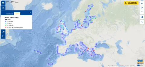 Map of the Week – State of Bathing Waters