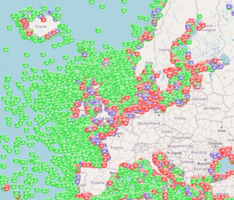 Worldwide shipwrecks via the EMODnet mapviewer © EMODnet Secretariat