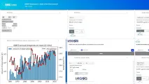 Copyright/licence: https://env-dashboard.eoscfuture.eu/dashboard. Caption: Data in action: the ENVRI Dashboard entitled “State of the environment’, which was developed as part of the EOSC-Future project.