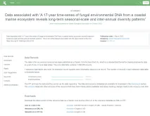 Screenshot of the published eDNA derived occurrence data published through the OBIS-UK platform hosted at the MBA. Credit: Dan Lear, MBA